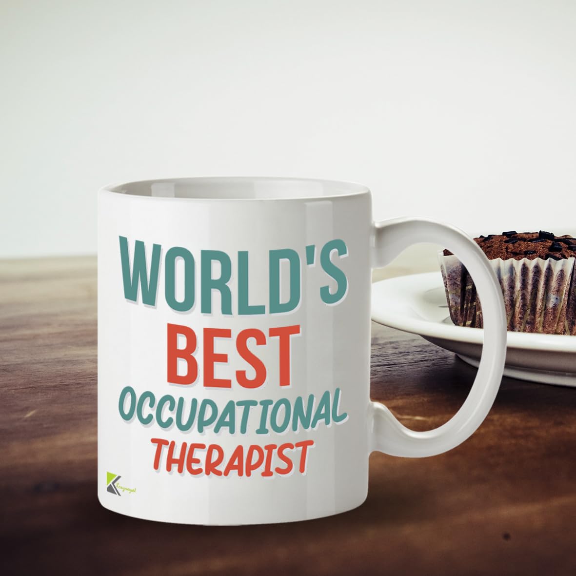 Kruzroyal DZ892 World's Best Occupational Therapist 11OZ Tea/Coffee Mug Cup - Unique Coffee Cup and Gift Ideas, Occupational Therapist's Mug