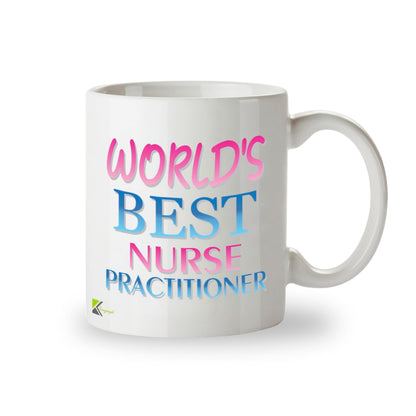 Kruzroyal DZ889 World's Best Nurse Practitioner 11OZ Tea/Coffee Mug Cup - Unique Coffee Cup and Gift Ideas, Nurse Practitioner's Mug