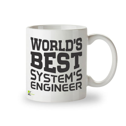 Kruzroyal DZ806 World's Best Systems Engineer Mug 11oz - Funny Tech Gifts for Men Dad - IT Professional Coder Developer Novelty Cup for Birthday Christmas