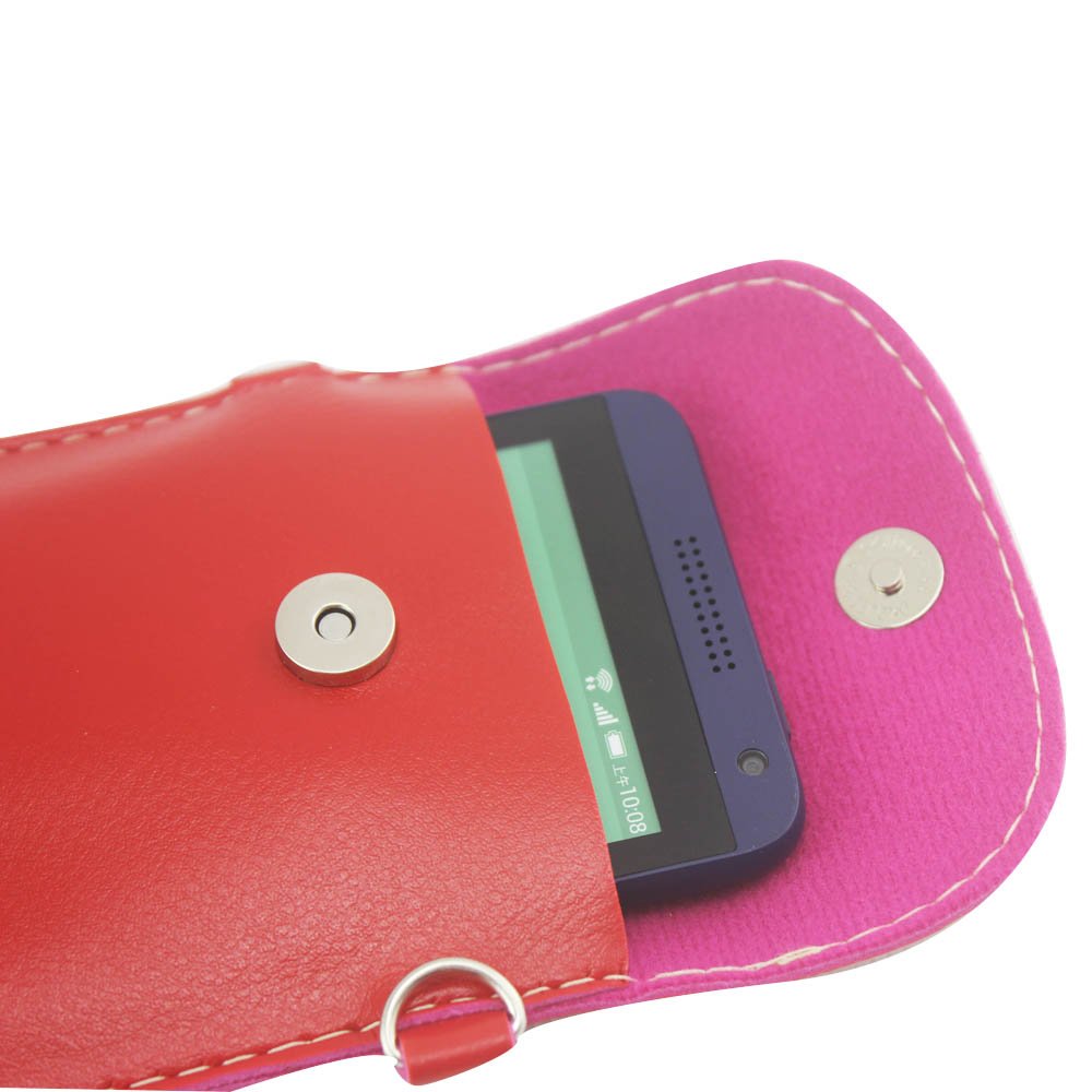 Leather PU Universal Mobile Phone Bag Case Cover Pouch With Shoulder Bag Strap Ladies Girls For Apple iPhone 3 3GS 4 4S 5 5S 5C. Samsung Galaxy S2 S3, Blackberry