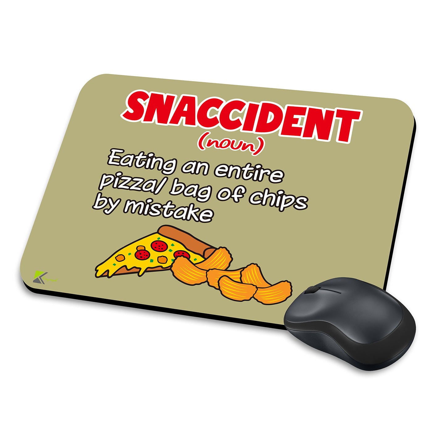 MM006 - Defination of Snaccident Funny Novelty Gift Mousemat/MousePad Anti Slip Laptop Computer PC Mouse Mat