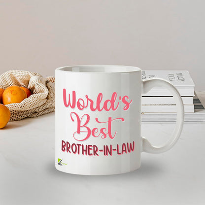 Kruzroyal DZ897 World's Best Brother-in-Law 11OZ Tea/Coffee Mug Cup - Unique Coffee Cup and Gift Ideas, Brother-in-law's Mug