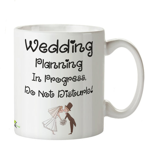 Kruzroyal Wedding Planning Mug, 11oz Ceramic Coffee Cup, Engagement Gift for Bride to Be, Dishwasher & Microwave Safe, Funny Bridal Shower Present