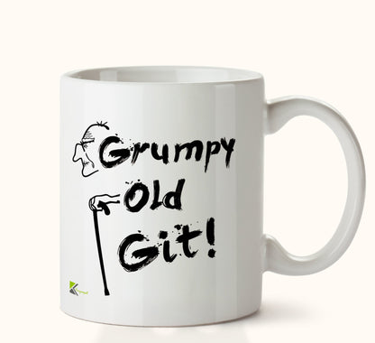 Kruzroyal DZ227 Grumpy Old Git! Funny Novelty Great Gift Idea Coffee Tea Mug