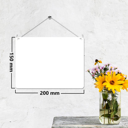 Kruzroyal MP177 You only get one life, one life is all you get so live a life of happiness not one of regret. Funny Novelty Retro Vintage Metal Wall Sign Plaque 20cm x 15cm