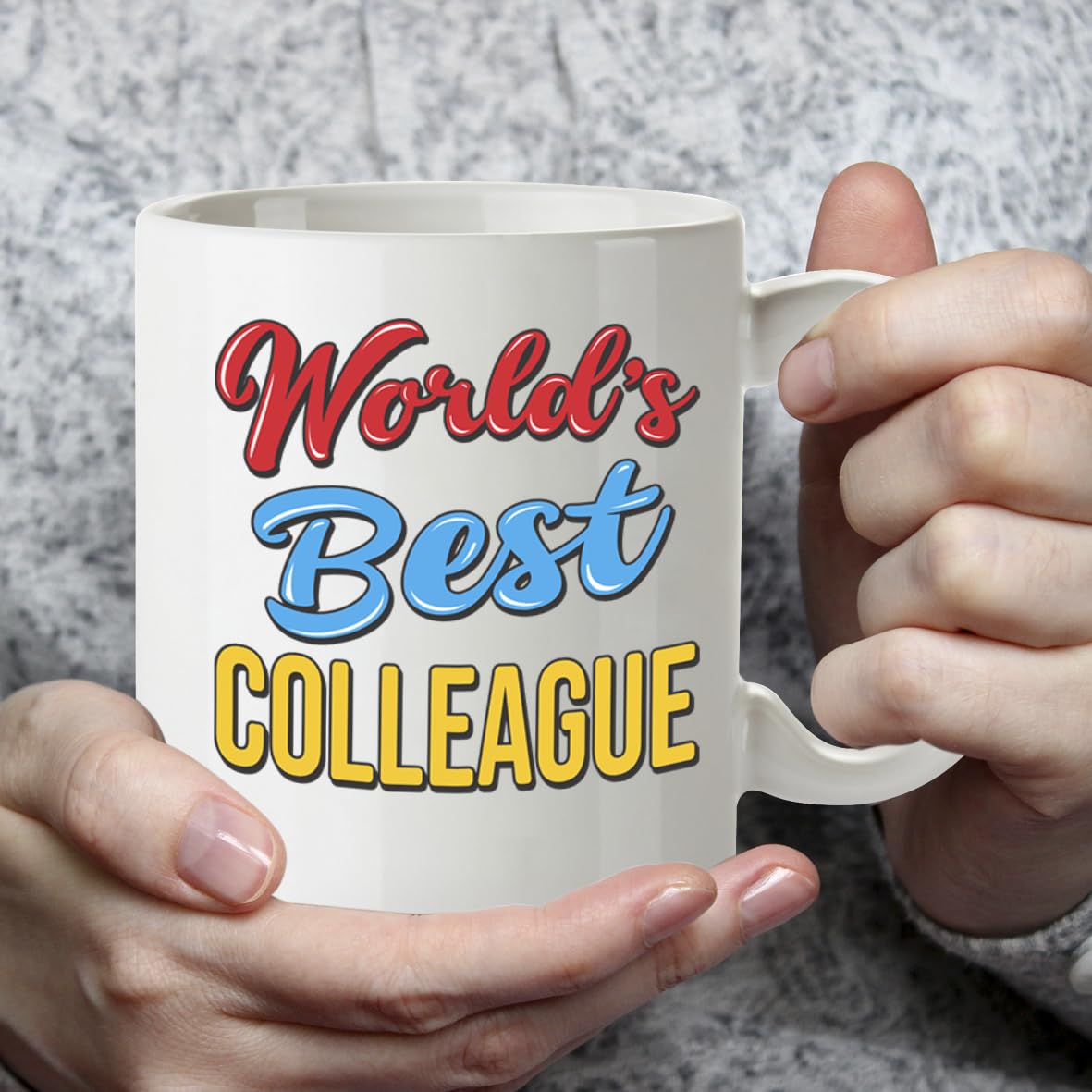 Kruzroyal DZ900 World's Best Colleague 11OZ Tea/Coffee Mug Cup - Unique Coffee Cup and Gift Ideas, Colleague's Mug
