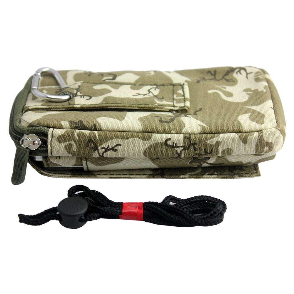 Kruzroyal Universal Army Style 1 Tactical Bag Mobile Phone Belt Loop Hook Cover Case Pouch Holster