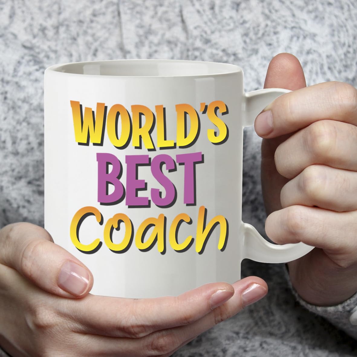 Kruzroyal DZ899 World's Best Coach 11OZ Tea/Coffee Mug Cup - Unique Coffee Cup and Gift Ideas, Coach's Mug