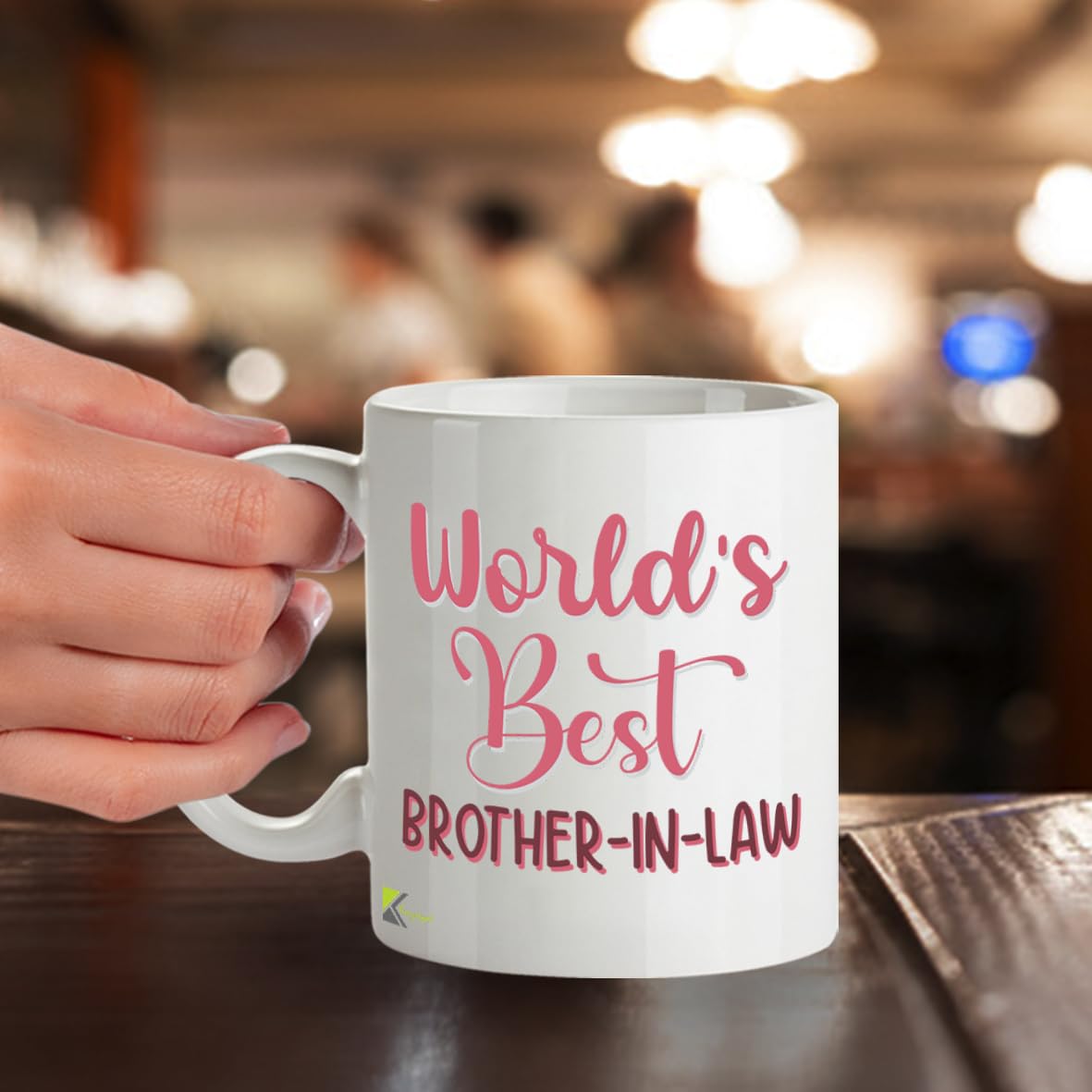Kruzroyal DZ897 World's Best Brother-in-Law 11OZ Tea/Coffee Mug Cup - Unique Coffee Cup and Gift Ideas, Brother-in-law's Mug