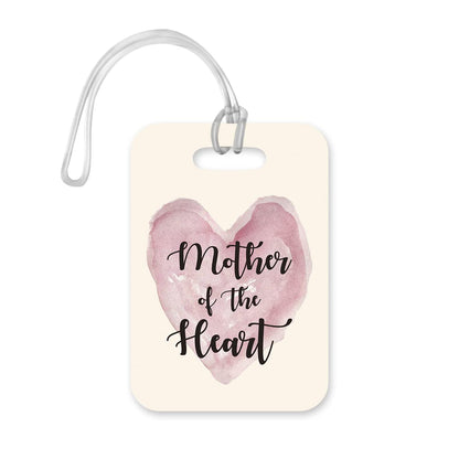 LT026 Mother of The Heart Novelty Funny Unique Designer Gift Glossy Plastic Suitcase Luggage Tag