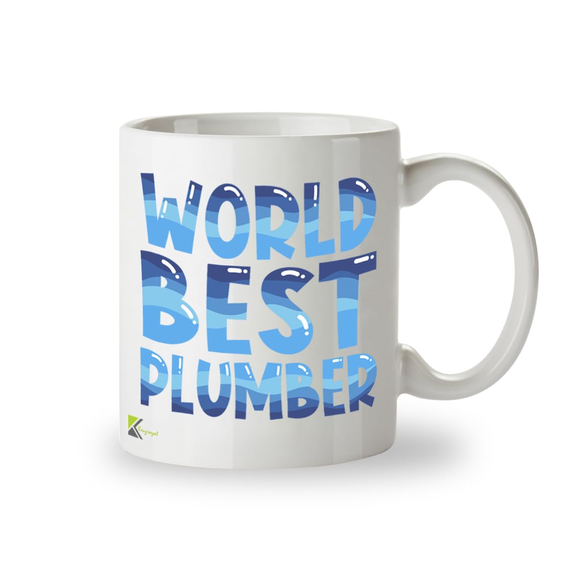 Kruzroyal DZ805 World's Best Plumber Coffee Mug 11oz - Funny Gifts for Plumbers Men Dad - Plumbing Handyman Novelty Cup for Birthday Christmas Fathers Day | 11OZ