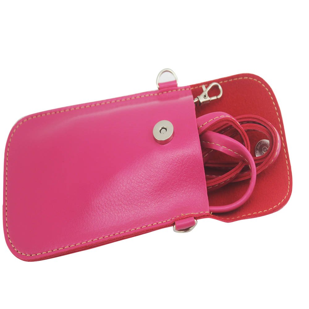 Leather PU Universal Mobile Phone Bag Case Cover Pouch With Shoulder Bag Strap Ladies Girls For Apple iPhone 3 3GS 4 4S 5 5S 5C. Samsung Galaxy S2 S3, Blackberry