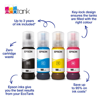 Epson EcoTank 104 Genuine Multipack Ink Bottles