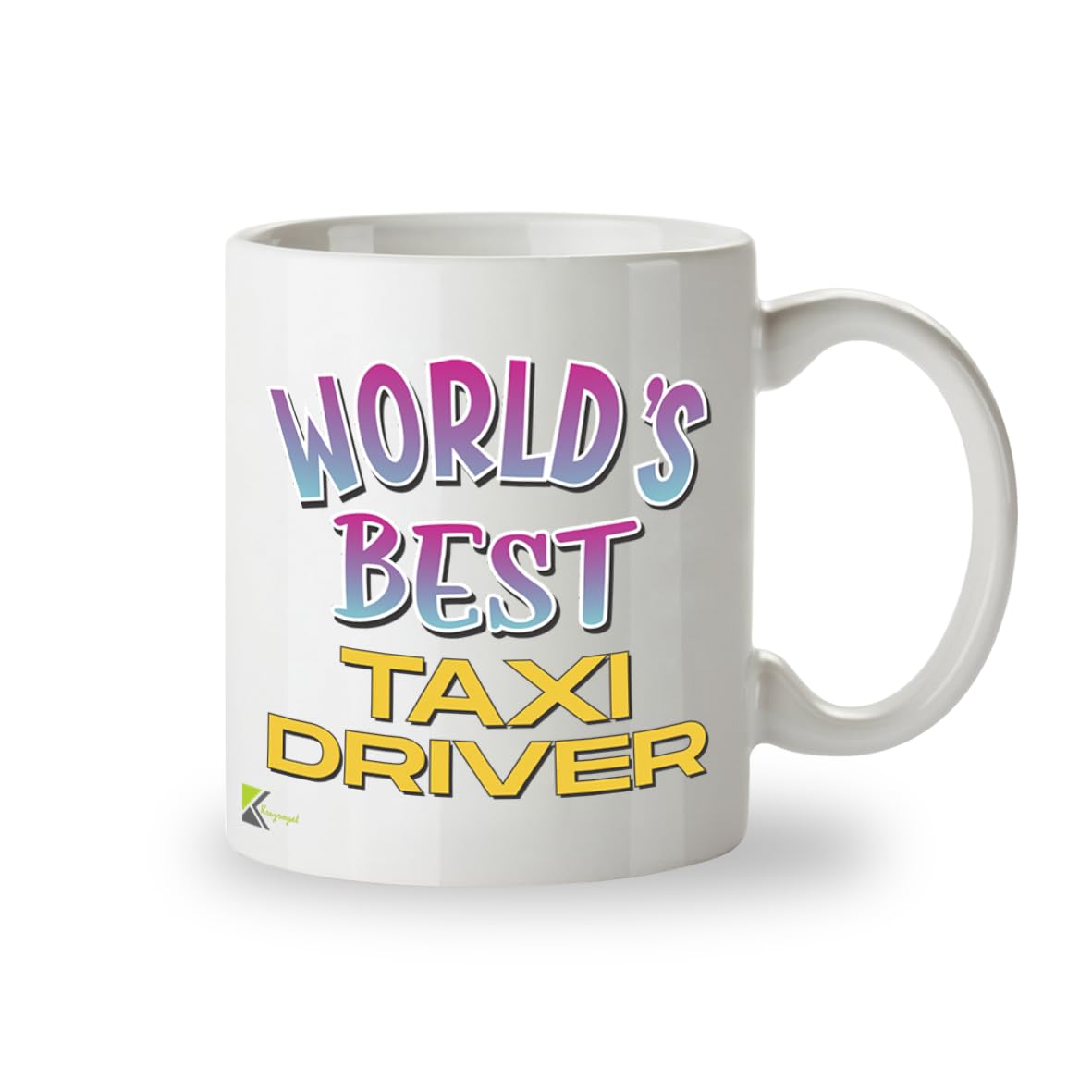 Kruzroyal DZ893 World's Best Taxi Driver 11OZ Tea/Coffee Mug Cup - Unique Coffee Cup and Gift Ideas, Taxi Driver's Mug