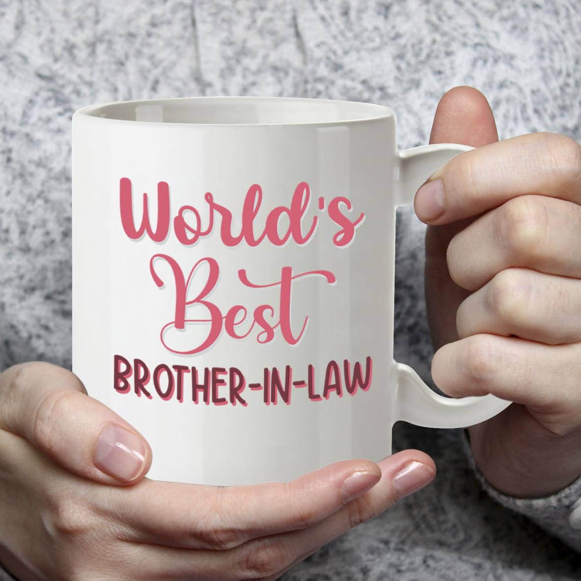 Kruzroyal DZ897 World's Best Brother-in-Law 11OZ Tea/Coffee Mug Cup - Unique Coffee Cup and Gift Ideas, Brother-in-law's Mug