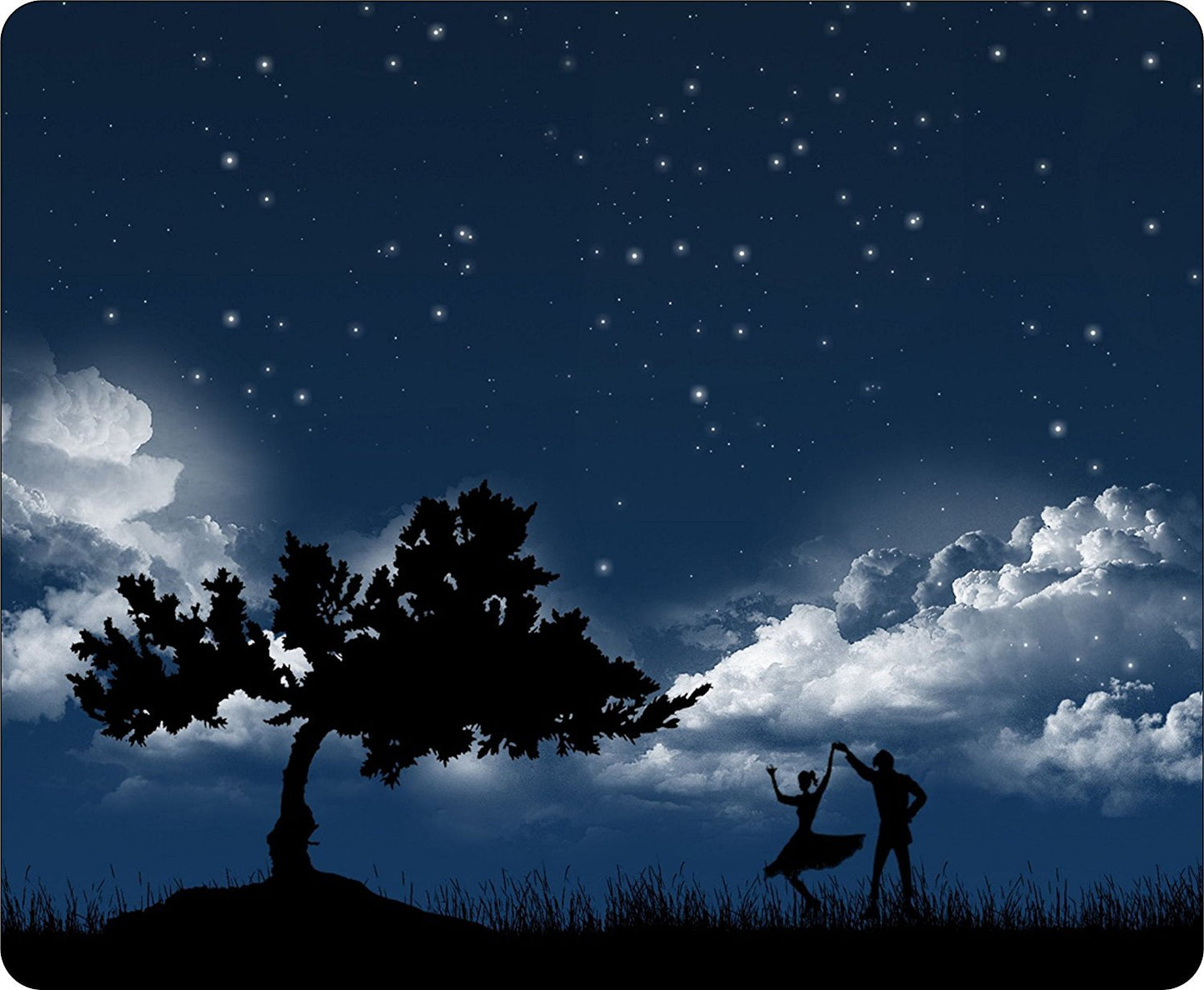 Romantic Couple Dancing At Night Mousemat / Pad Anti Slip Computer PC Mouse Mat
