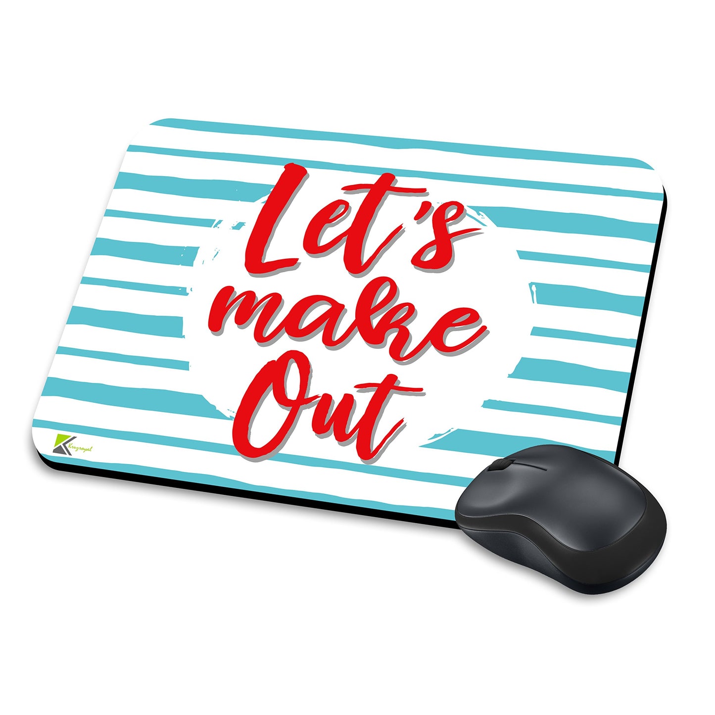 MM121 - Let's Make Out Funny Novelty Gift Mousemat/MousePad Anti Slip Laptop Computer PC Mouse Mat