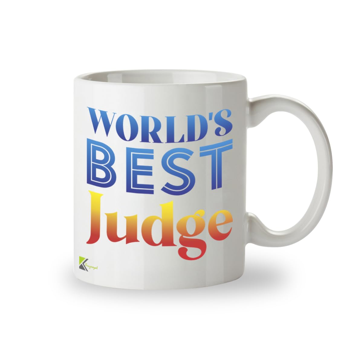 DZ883 World's Best Judge Mug 11oz - White Ceramic Cup for Justice, Magistrate - Ideal Birthday, Retirement, Appointment Present