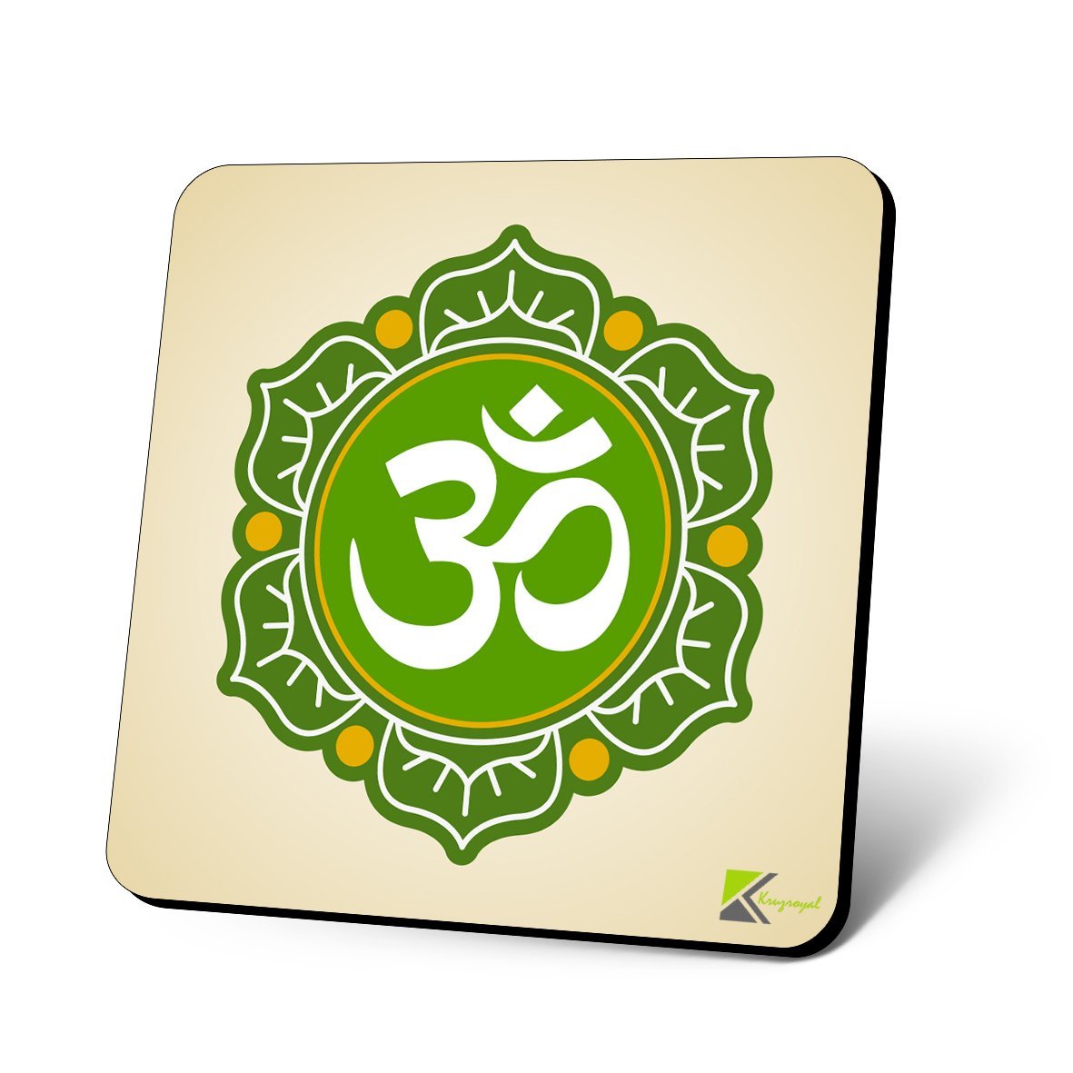 CS1079 OHM/Inner Peace/Yoga Novelty Funny Coffee Tea Drink Christmas Gift Glossy MDF Wooden Coaster