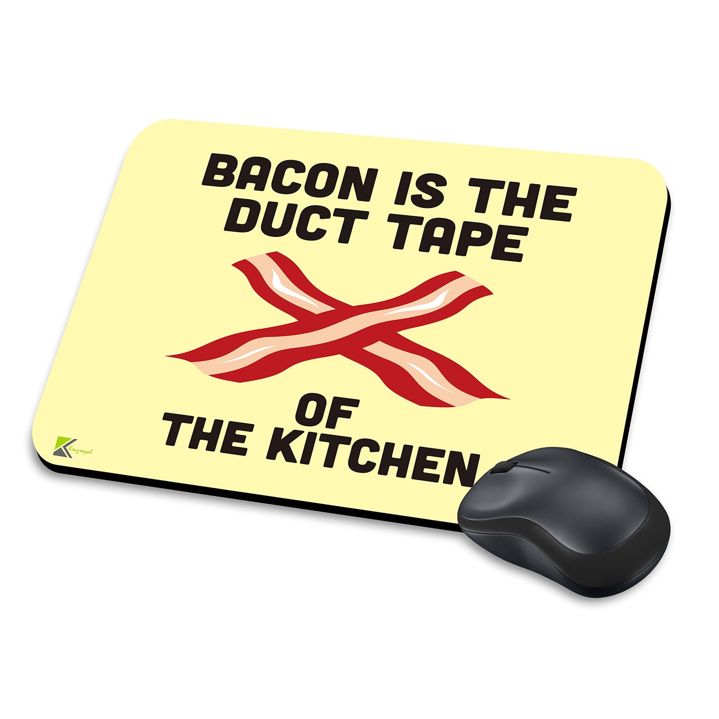 MM147 - Bacon Is The Duct Tape Of The Kitchen Funny Novelty Gift Mousemat/MousePad Anti Slip Laptop Computer PC Mouse Mat
