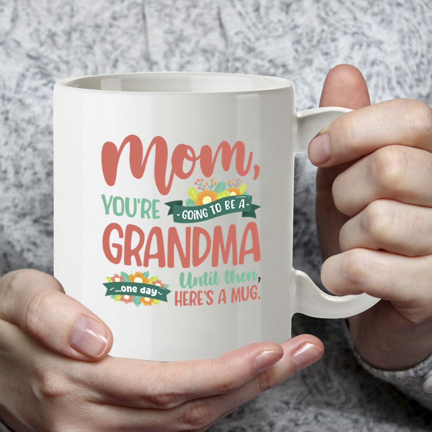 Kruzroyal Funny Mug for Mum | Going to be a Grandma One Day | Mothers Day Birthday Gift from Daughter Son | Novelty Mum Gift 11oz