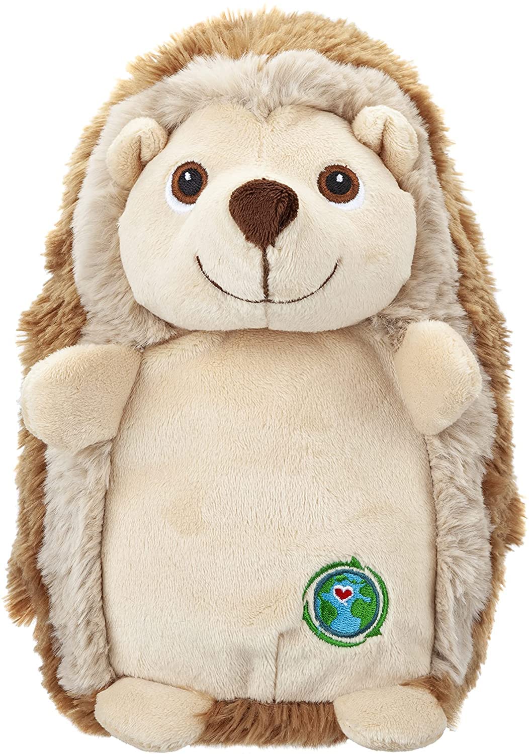PMS 443230 Planet Eco Plush Hedgehog -Cute Hedgehog Stuffed Animal Plush, White and Brown - 12" - (Pack of 1) - Ideal for Kids' Birthdays, Holidays, and Special Occasions