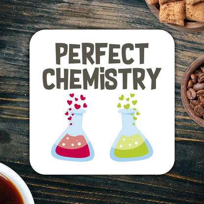 CS575 Perfect Chemistry Novelty Funny Coffee Tea Drink Gift Glossy MDF Wooden Coaster