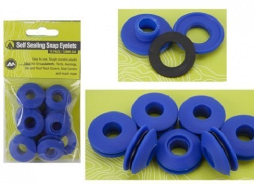 Self Sealing Snap Eyelets Pastic 12mm Dia - 10 In A Pack