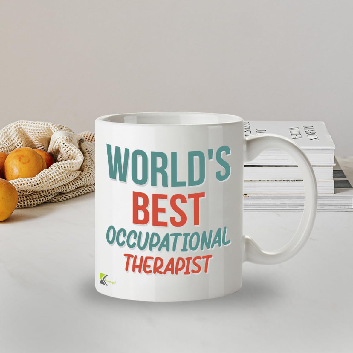 Kruzroyal DZ892 World's Best Occupational Therapist 11OZ Tea/Coffee Mug Cup - Unique Coffee Cup and Gift Ideas, Occupational Therapist's Mug