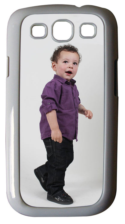Personalised Samsung Galaxy S3 i9300 SIIl Custom Case White Rim Custom Cover - PersonaliseItOnline