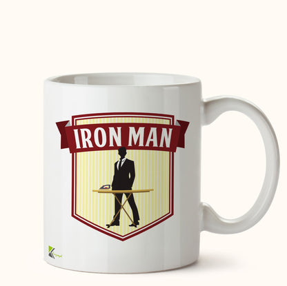 Kruzroyal DZ490 Iron Man Funny Novelty Great Gift Idea Coffee Tea Mug