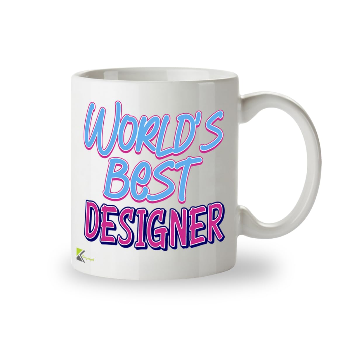 Kruzroyal DZ869 World's Best Designer Mug 11oz - White Ceramic Cup for Graphic, Web, UI/UX Designer - Funny Birthday, Leaving, Thank You Present