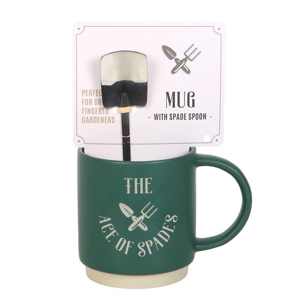 Quitting Hollywood Ace of Spades Mug with Spade Spoon