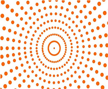 Polka Dots Design Dots Eye Catching Mousemat/Pad Anti Slip Computer PC Mouse Mat Thick Rubber Quality Soft Comfort Feel Finish