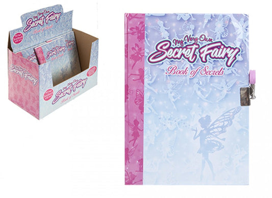Kruzroyal Fairy Design Kids Secret Diary (With Padlock & Keys) Fairy Design Diary for Children