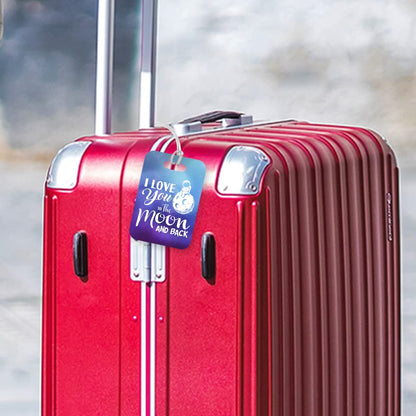 LT176 Home is Where My Dog is Novelty Funny Unique Designer Gift Glossy Plastic Suitcase Luggage Tag