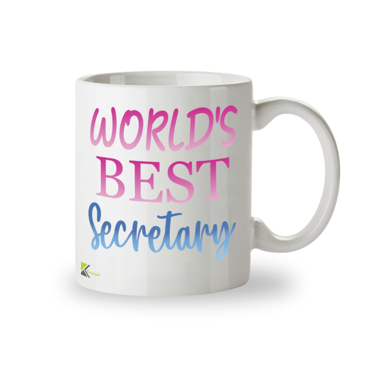 Kruzroyal DZ867 World's Best Secretary Mug 11oz - White Ceramic Cup for PA, Admin Assistant - Funny Birthday, Leaving, Thank You Present