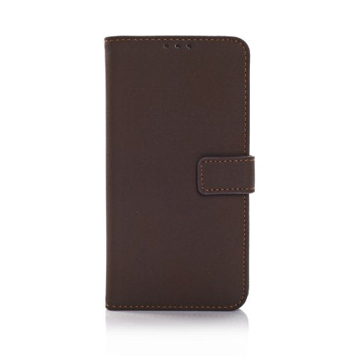 Leather Flip Case Cover for Samsung Galaxy S5 - Black / Light Brown / Medium Brown / Dark Brown