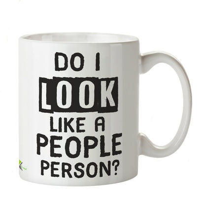 Kruzroyal DZ215 Do i Look Like a People Person? Funny Novelty Great Gift Idea Coffee Tea Mug