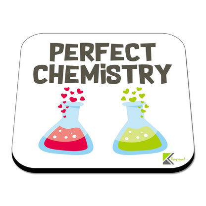 CS575 Perfect Chemistry Novelty Funny Coffee Tea Drink Gift Glossy MDF Wooden Coaster