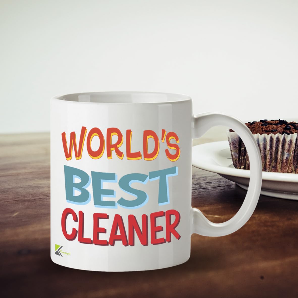Kruzroyal DZ808 World's Best Cleaner Coffee Mug 11oz - Thank You Gifts for Cleaners Housekeeper Janitor - Funny Appreciation Novelty Cup for Men Women Birthday Christmas