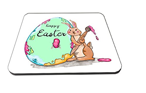 Happy Easter Bunny/Funny Novelty Wooden Coaster