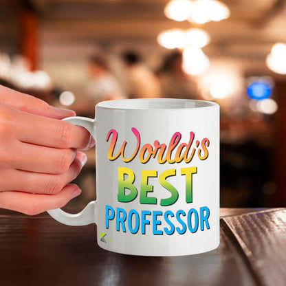Kruzroyal DZ894 World's Best Professor 11OZ Tea/Coffee Mug Cup - Unique Coffee Cup and Gift Ideas, Professor's Mug