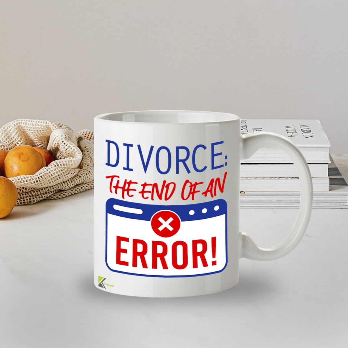 Divorce Gift Mug End of an Error | Funny Newly Divorced Gift for Women Men | 11oz Ceramic Coffee Cup | Divorce Party