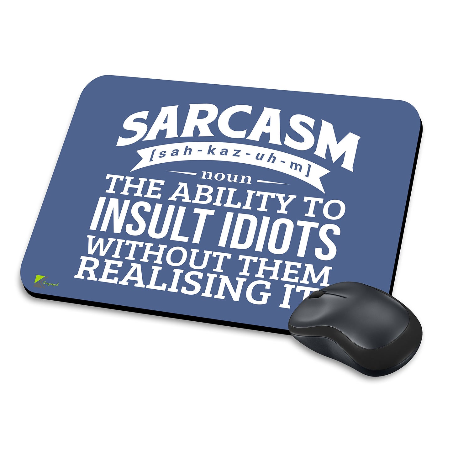 MM233 - Defination Sarcasm Funny Novelty Gift Mousemat/MousePad Anti Slip Laptop Computer PC Mouse Mat