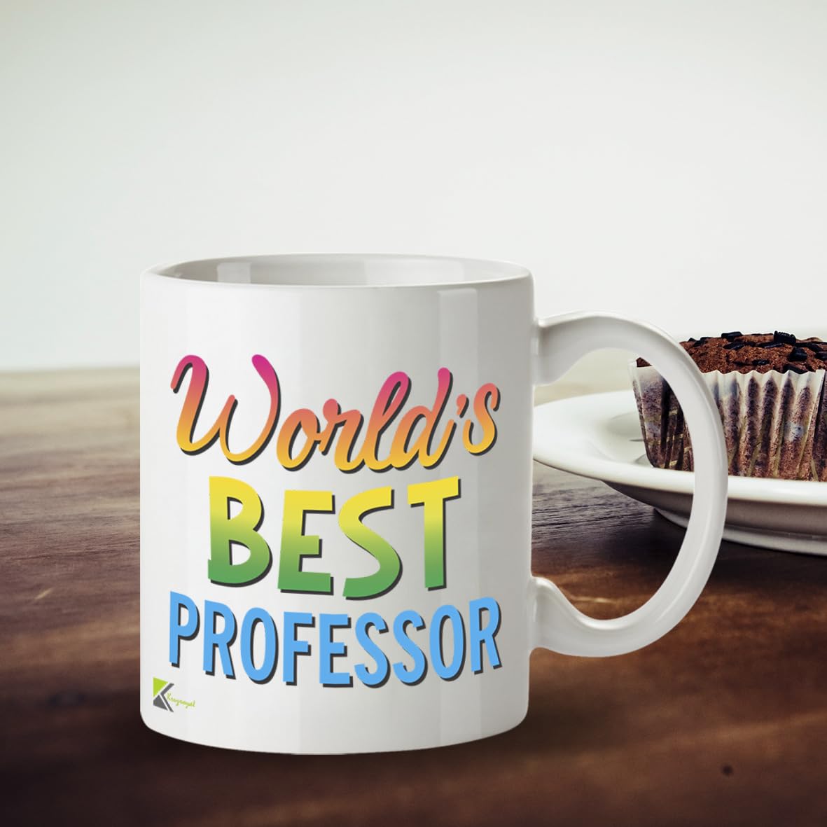 Kruzroyal DZ894 World's Best Professor 11OZ Tea/Coffee Mug Cup - Unique Coffee Cup and Gift Ideas, Professor's Mug