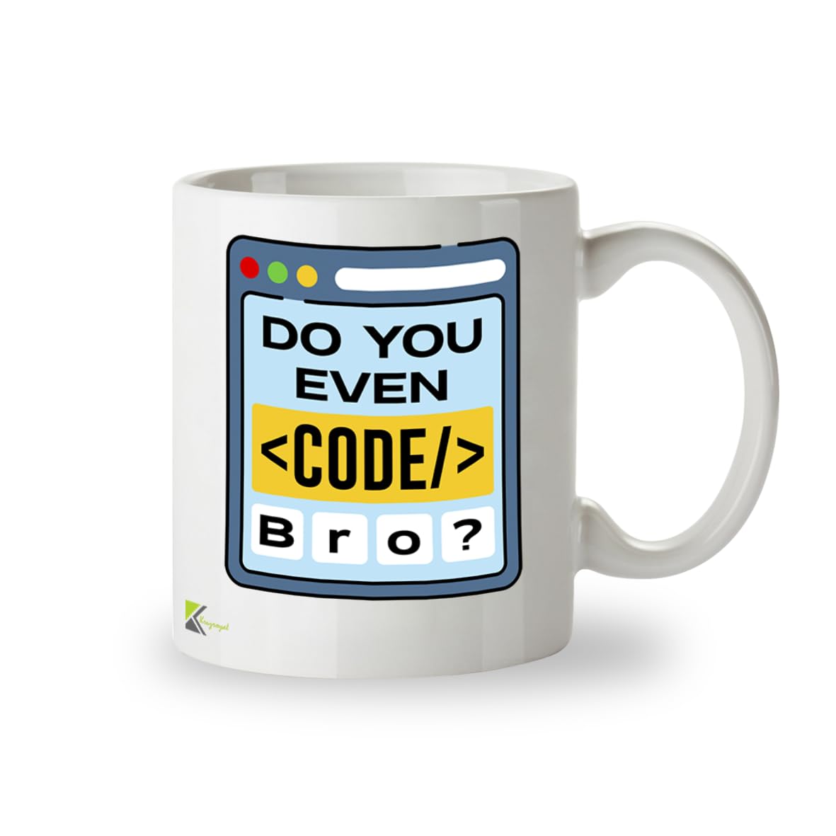 Kruzroyal Do You Even Code Bro Funny Mug - Novelty Programmer Gift for Developer Coder Men Women Colleague