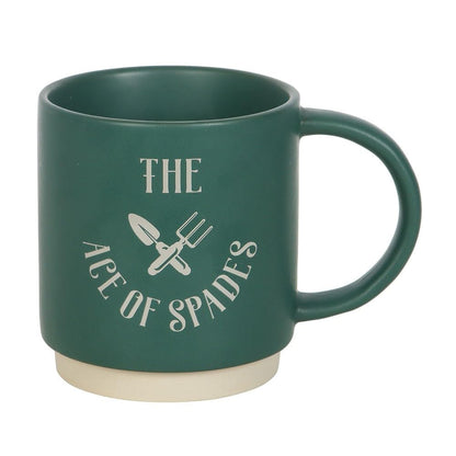 Quitting Hollywood Ace of Spades Mug with Spade Spoon