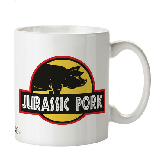 Kruzroyal DZ385 Jurassic Pork Funny Novelty Great Gift Idea Coffee Tea Mug